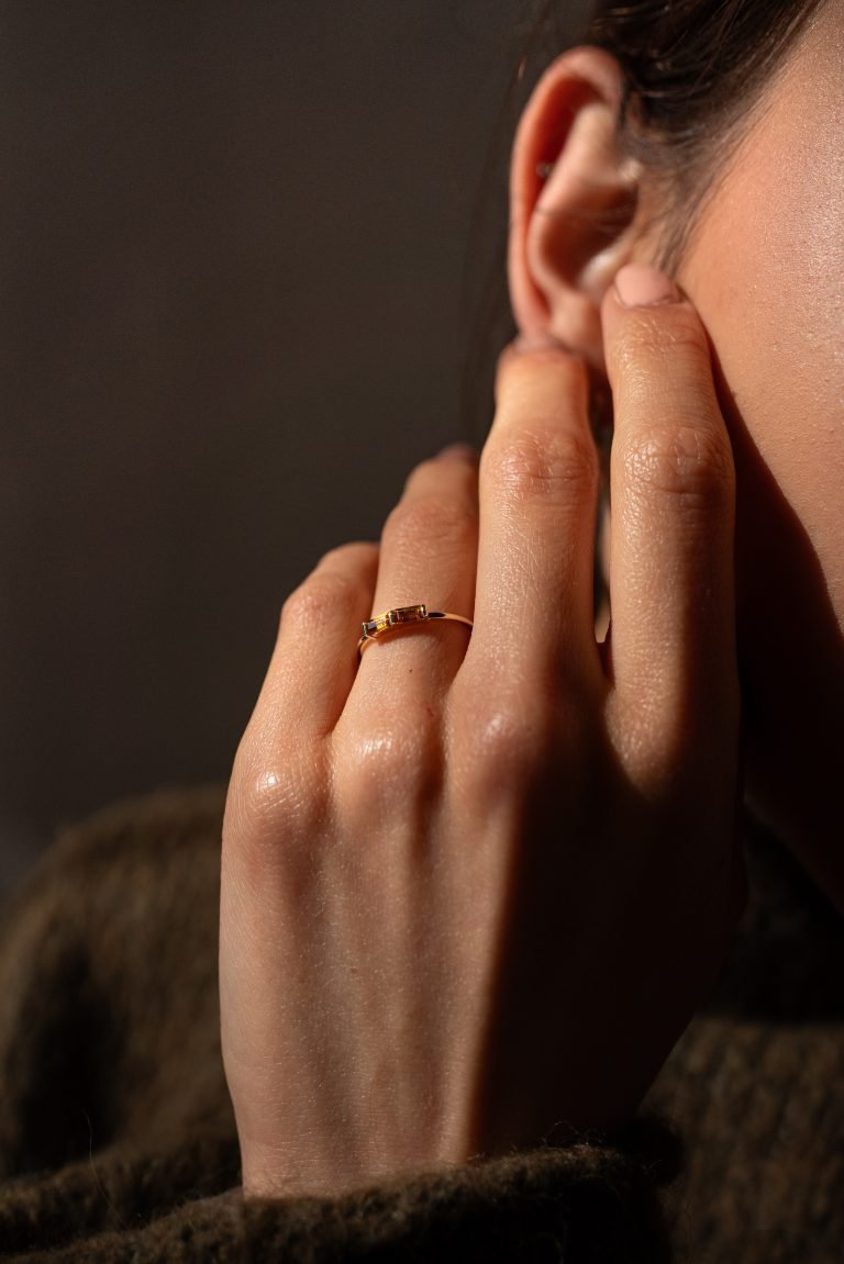 Doppio baguette ring - productfoto model 2