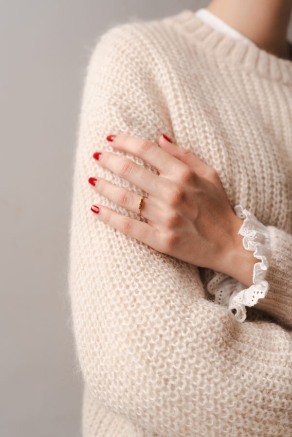 Doppio baguette ring - productfoto model 8 Doppio baguette ring - productfoto model 8